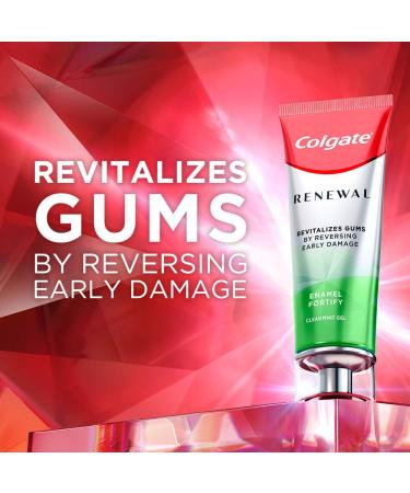 Colgate Renewal Gum & Enamel Fortify Toothpaste - Clean Mint Gel (3oz) - Buy Online on GoSupps.com