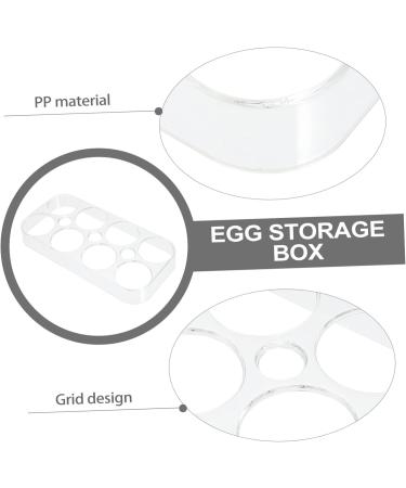 Artibetter Egg Storage Box Basket Storage Bins Egg Holder Plate Washing Fridge Trays Boxes Portable Food Pp Assorted Color 17.50X8.50X2.00CM - Buy Online on GoSupps.com