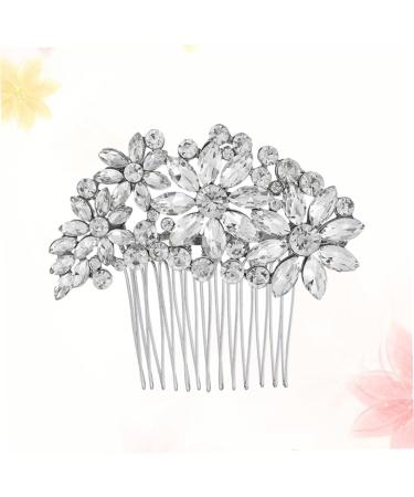 Ipetboom Pearl Wedding Veils Crystal Headpiece Bridal Headpiece Bridal Veil Wedding Hair Clip Rhinestone Hair Clip Bridal Hair Clip Rhinestone Headpiece Tiara Alloy Comb Bride - Buy Online on GoSupps.com