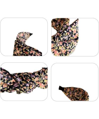 Wide Headband for Women Knotted Hairband Fabric Hairband Hoops Twist Headbands Hair Accessories For Girls (CWidHuaBow) - Buy Online on GoSupps.com