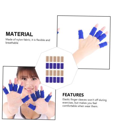 VANZACK 60 Pcs Finger Guards - Durable Nylon Finger Sleeves & Braces for Volleyball | Sports Protection Supplies - Buy Online on GoSupps.com