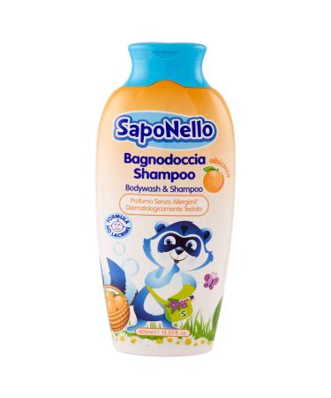 SAPONELLO SapoNello - Apricot shower shampoo tear-free formula moisturized skin - 400 ml