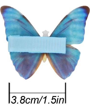 16 Pcs Heymei Girls Beautiful Charming Simulate Butterflies Bow Hair Clips - Buy Online on GoSupps.com