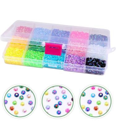 Lurrose Mini Stickers 1 Box Nail Drill Resin Drill 3d Mini Diamond Nail Art DIY Decor As Shown 2 - Buy Online on GoSupps.com
