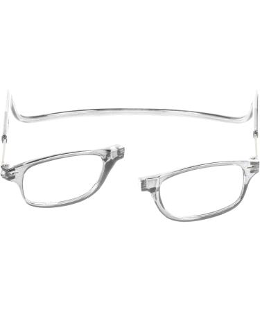 TBOC Pack: Reading Glasses for Men & Women - +2.00 Diopter Magnetic Closure Foldable 2 Units Transparent & Black - Ideal for Presbyopia Aid - Buy Online on GoSupps.com