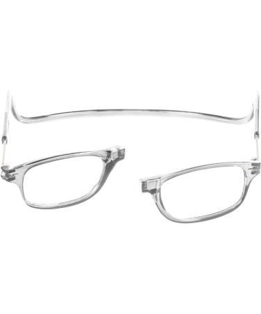 Shop TBOC Pack: +4.00 Reading Glasses for Men & Women - Foldable Magnetic Clip 2 Units | Clear & Blue Frames - Ideal for Presbyopia - Buy Online on GoSupps.com