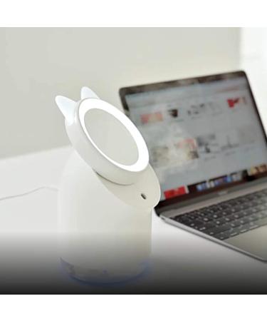 Beauty Makeup Humidifier USB Large Capacity Nano Humidification Desktop Vanity Mirror Atomizer 2 in 1 Home Sauna SPA Facial Warm Mist Humidifier Steamer Pink - Buy Online on GoSupps.com