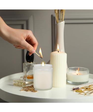 Lavender Woods Scented Candles - Aromatherapy Soy Candles in White Jar | Perfect Gifts for Men & Women | International Shipping Available - Buy Online on GoSupps.com