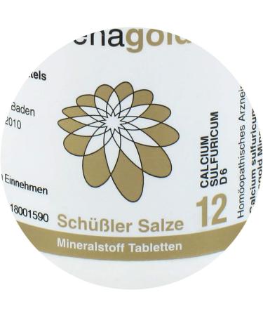 Buy Schuessler Salt No.12 Calcium Sulfuricum - 400 Gluten-Free Tablets | International Shipping Available - Buy Online on GoSupps.com