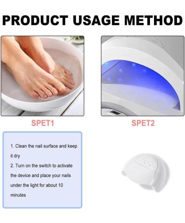 Pack of 2 Nail Care Device Therapy Nail Fungus Laser Therapy The Revolutionary and Highly Effective Light Therapy for Treating Toenail Diseases Cleaning and Care of Nails - Buy Online on GoSupps.com