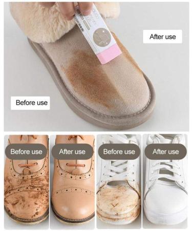 Sneaker Cleaner: Premium Shoe Erasers for Suede, Sheepskin, Leather, Fabric, and Rubber - Magic Stain and Mark Eraser - Buy Online on GoSupps.com