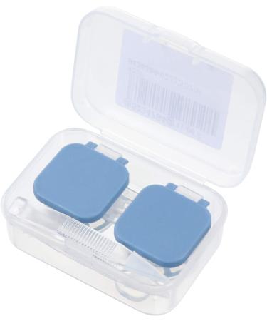 Exceart Mini Lens Container - Automatic Lens Cleaning System & Travel Case with Tweezers (Blue) | Optimize Your Lens Care - Buy Online on GoSupps.com