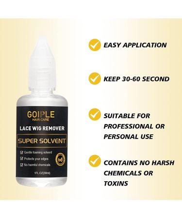 Wig Glue Bundle: Waterproof Lace Front Wig Glue with Tools, Hair Wax Stick, Edge Control Wax, Elastic Band, and Dual Brush - Buy Online on GoSupps.com