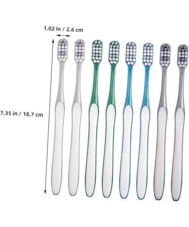 Gatuida 8-Pack Travel Toothbrushes - Portable Plastic Tooth Cleaners for Camping & Travel - Reduce Tooth Spots & Maintain Oral Hygiene - Buy Online on GoSupps.com