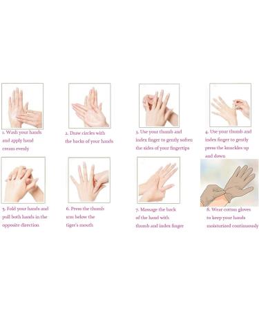 100% Cotton Eczema Gloves - 1 Pair White Moisturizing Gloves for Dry, Sensitive Skin - Premium Quality for Spa Therapy and Cosmetic Inspection - Buy Online on GoSupps.com