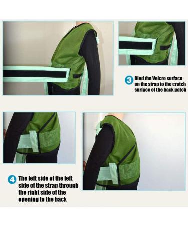 Elderly Breathable Wheelchair Seat Constraint Clothing Seat Belt Protective Clothing Safety Non-Slip Accidental Medical Restraints M Medium - Buy Online on GoSupps.com