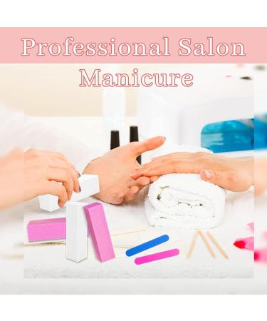 Selistamm 20 Pack Nail Files and Buffers 4 Way 120 Grit White Buffing Blocks for Nails Nail Buffer Block for Natural Gel Acrylic Nails Washable & Professional Nail Buffer for Home Salon Use - Buy Online on GoSupps.com