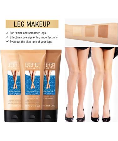 Leg Makeup Waterproof No Transfer - Leg Makeup Lotion Leg Vein Cover Up Makeup Body Makeup Waterproof Foundation for Women Long Lasting Leg and Body Scar Covering Cosmetic for Tattoo Cover Up (2#) - Buy Online on GoSupps.com