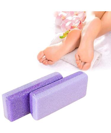 Purple Foot Exfoliator Pedicure Tool Set - 4 Pcs Callus Remover Scrubber - Buy Online on GoSupps.com