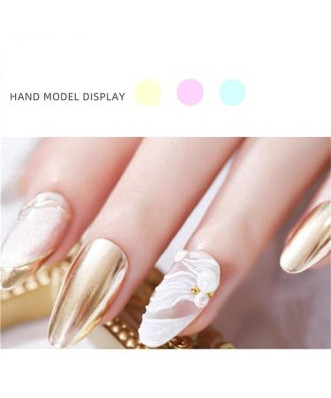 Chrome Air Cushion Nail Powder Pen - Holographic Mirror Effect Manicure Magic Pen - Laser Gold Silver Phantom Sponge Nail Pen - 1PC - Buy Online on GoSupps.com