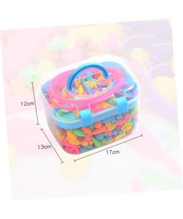 KOMBIUDA 1 Box Bracelet for Little Girl Jewelry Toys DIY Necklaces Beads Jewelry Childrens Toy Pop Beads Toys Rayan Toys for Fun Jewelry Making Kit Pop Snap Beads - Buy Online on GoSupps.com