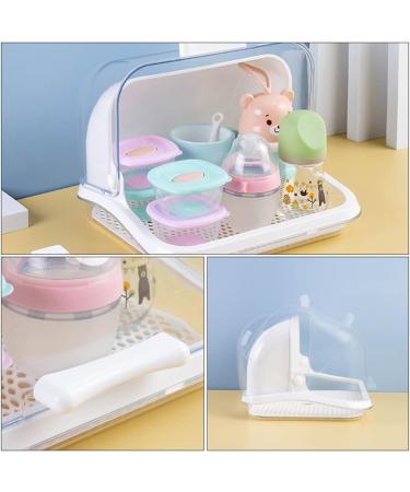 Ipetboom Baby Bottle Drying Rack with Storage Box - Portable Kitchen Organizer - Buy Online on GoSupps.com