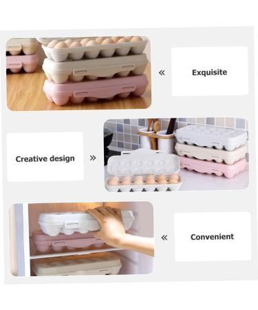 UPKOCH Seasoning Organizer 2pcs plastic egg holder plastic eggs covered egg tray egg organizer re-usable - Buy Online on GoSupps.com