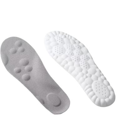 CSCDD Latex Sport Insoles Soft High Elasticity Shoe Pads Breathable Shock Cushion Arch Support Insole Men Women(35-36) 35-36 D