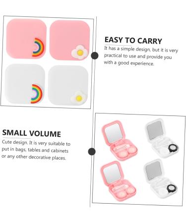 Gleavi Suitcase Box Set - 4-Piece Travel Tool & Straw Holder - Black Eye Container for Students & Travelers - Buy Online on GoSupps.com