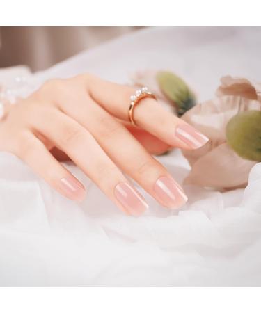 DANNI & TONI 28 Semi Cured Gel Nail Wraps in Tint Nude - Salon Quality Self-Adhesive Manicure Stickers Set - Buy Online on GoSupps.com