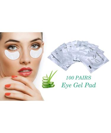100 Pairs Under Eye Gel Pads for Eyelash Extensions - Comfy & Cool Eye Mask Beauty Tool - Buy Online on GoSupps.com
