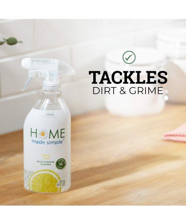 Home Made Simple All Purpose Cleaner - Natural Rosemary Scent Household Surface Cleaning Spray 54oz - Eco-Friendly & Effective - Buy Online on GoSupps.com