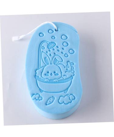 Healeved 4pcs Bath Sponge Set - Portable Baby Body Scrubber & Shower Tool - Child Household Bath Accessory - Sponge Brush 13x7cm - Buy Online on GoSupps.com