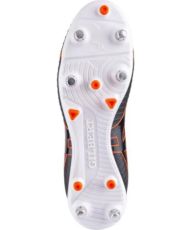 Gilbert Kaizen X 3.1 Pace 6 Stud Rugby Boots for Backs on Soft Ground - Size 8 - Buy Online on GoSupps.com