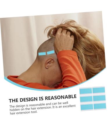 Housoutil 6 Wigs Tape wig replace extension belt adhesive tape Extension Tape double stick tape Label supplies extend film Reissue block patch Headband pu double sided - Buy Online on GoSupps.com