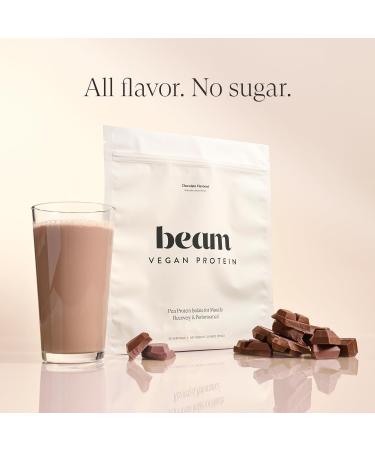 Beam Vegan Protein Powder Organic Pea Protein Isolate 20g Plant-Based Protein per Serving Third-Party Tested No Added Sugar Dairy Free Soy Free Gluten Free 20 Servings Chocolate - Buy Online on GoSupps.com