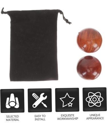 Healvian 6 STK Wooden Health Balls - Massage & Fitness Handballs for Muscle Relief Meditation & Exercise - Buy Online on GoSupps.com