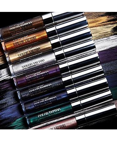 Maybelline Color Tattoo Eye Chrome Eyeshadow Gunmetal - 0.11 fl. oz - Buy Online on GoSupps.com