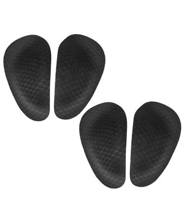 NOLITOY 4 Pairs Palm Sole Pad Foot Inserts for Shoe Insoles Pad Arch Support Gel Insoles Absorption Insole Fallen Arch Support Orthotic Inserts Full Foot Pad Nylon High Heel Man
