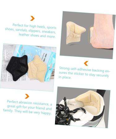 NOLITOY Anti Drop Heel Half Size Pads - Cushion Inserts for Women Sneaker Heel Cushions Insoles and Stickers - Assorted Colors - 10.3X7.4CM - Buy Online on GoSupps.com