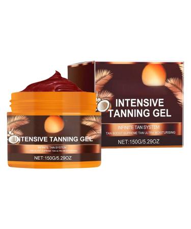 lisutupode Men Self Tanning Cream | Nourishing Tan Intensifier Lotion - Fast Absorbing Gel for Home Travel Vacation Outdoor & Indoor