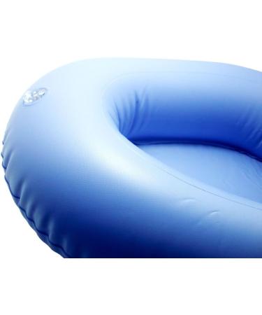 KIKIGOAL Washable Portable Inflatable Bed Pan for Elderly, Inflatable Stool Bedsore Toilet - Blue - Buy Online on GoSupps.com
