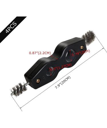 4Pcs Copper Tubing Brushes Pipe Cleaning Tool Copper Pipe Tool Fitting Brushes Copper Tubing for Plumbing - Buy Online on GoSupps.com