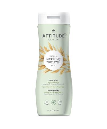 ATTITUDE Nourishing Hair Shampoo for Sensitive Skin | EWG Verified, Vegan, Avocado Oil | 16 oz (Pack of 1) | Plant-Based Ingredients - Buy Online on GoSupps.com
