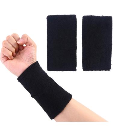 EXCEART Sports Wristbands for Men - Cotton Stretchy Basketball Sweat Absorbing Towel Wristbands - Perfect for Running & Athletic Activities - Buy Online on GoSupps.com