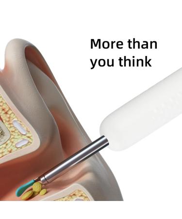 Wireless Ear Wax Removal Tool with 1080p Camera & 6 LED Lights - Waterproof Safe Ear Cleaner (White) - International Shipping Available - Buy Online on GoSupps.com