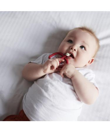 Matchstick Monkey Antimicrobial Silicone Teether & Gel Applicator - Red Monkey 11 cm | BPA Free, Easy-to-Grip Design for Babies 3 Months Old - Buy Online on GoSupps.com