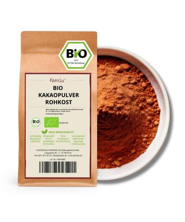 500g organic cocoa powder made from the best cocoa beans - raw food - 100% pure cocoa highly defatted organic cocoa powder (11% fat) - eco-friendly packaging