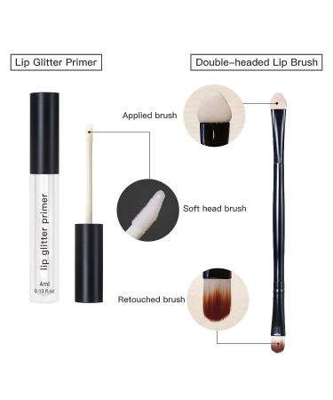 LOKFAR Glitter Lip Kit - Shiny Diamond and Metallic Lip Makeup Set (Cool Colors) | Waterproof & Long Lasting - Buy Online on GoSupps.com