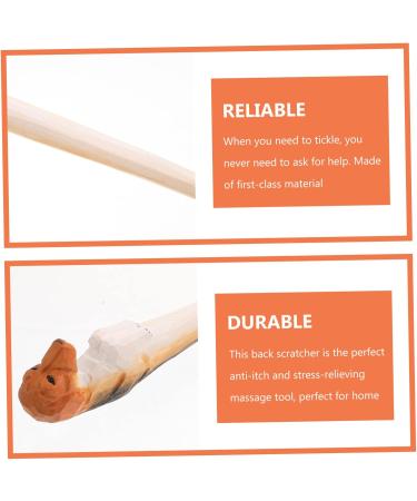 Beavorty 4-Piece Animal Tickling Facial Scraps & Vibrating Neck Massager | Wooden Back Scratchers - Handy Grooming Tools for Men - Buy Online on GoSupps.com
